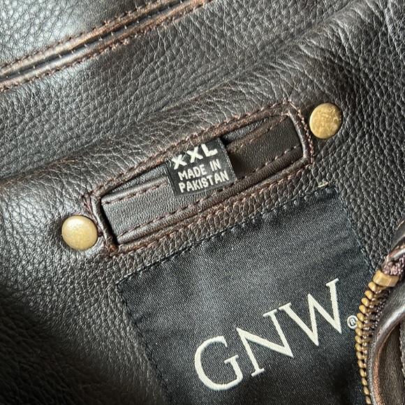 GNW Men’s Leather Jacket - Picture 4 of 5